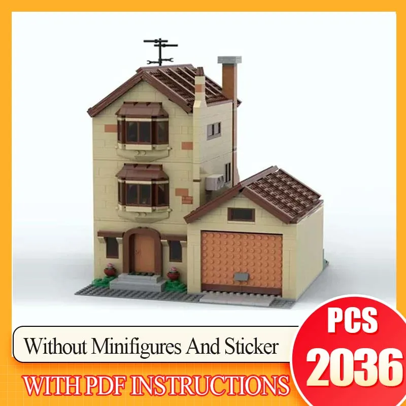 

Toys For Child Holiday Gifts Anime Home DIY Assembly Construction Technical Bricks Street View Model Moc Building Blocks