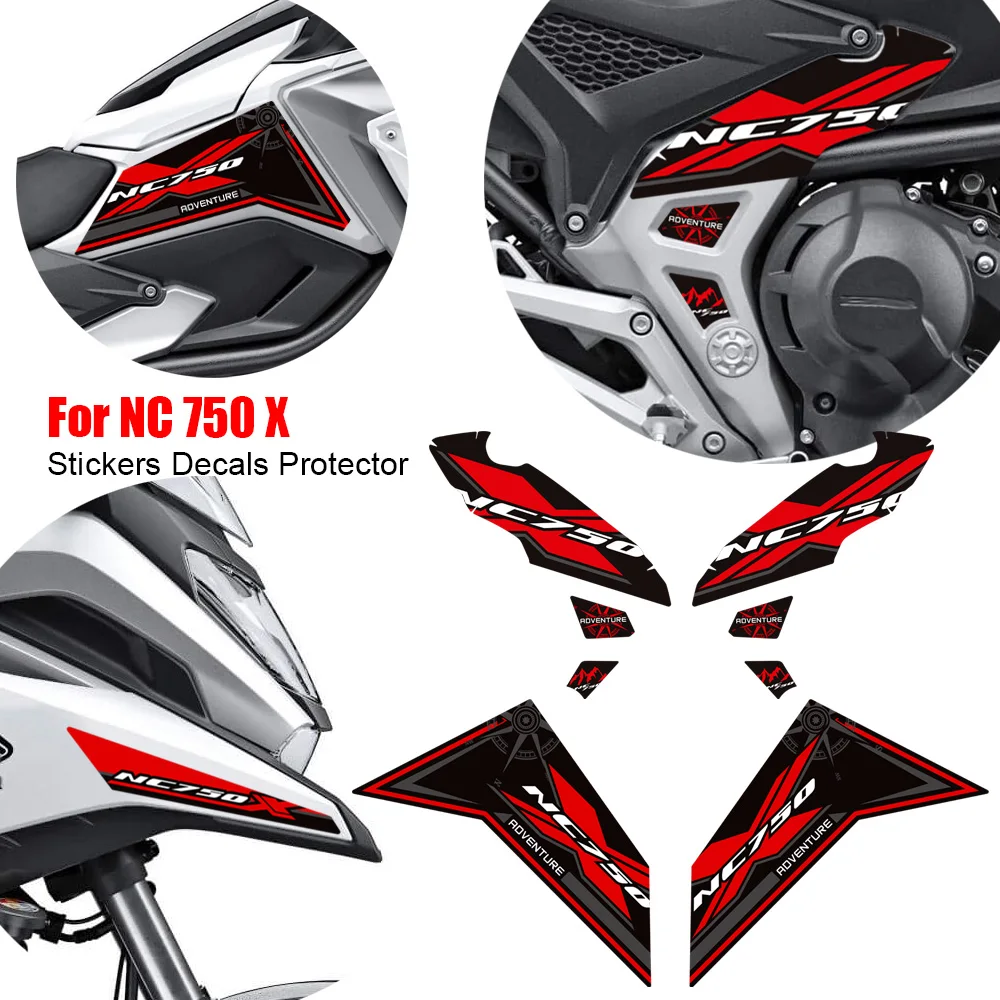

Motorcycle accessories For NC 750 NC750 X NC750X 2021 2022 Stickers Tank Pad Fairing Windscreen Deflector Knee Protection