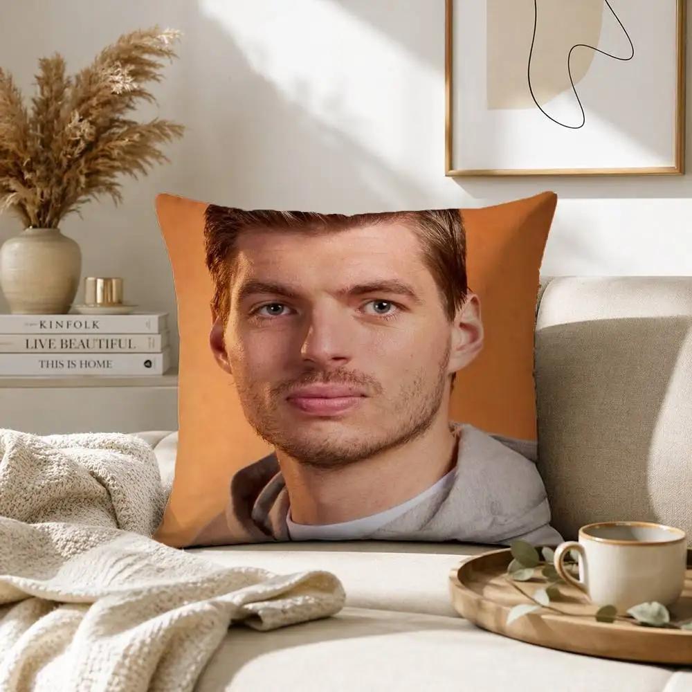 M-Max Racing Driver V-Verstappen Pillow Case for Sofa Living Room Home office Decor Protective Cover