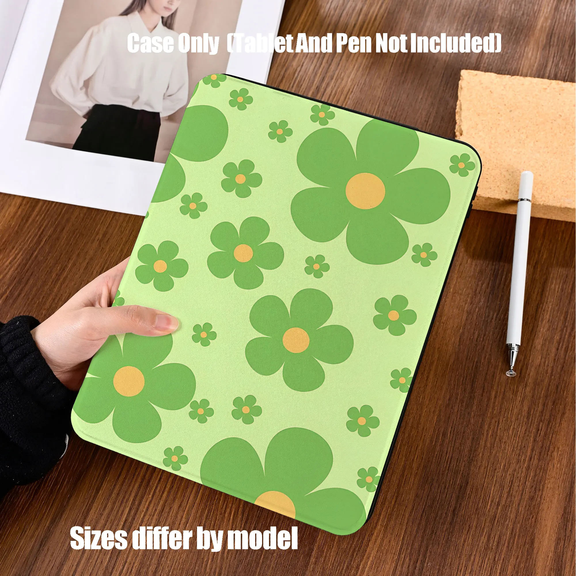 Shockproof TPU Tablet Protective Case with Pencil Holder Auto Sleep Wake for Apple /Samsung/Xiaomi/Redmi/Huawei/Honor