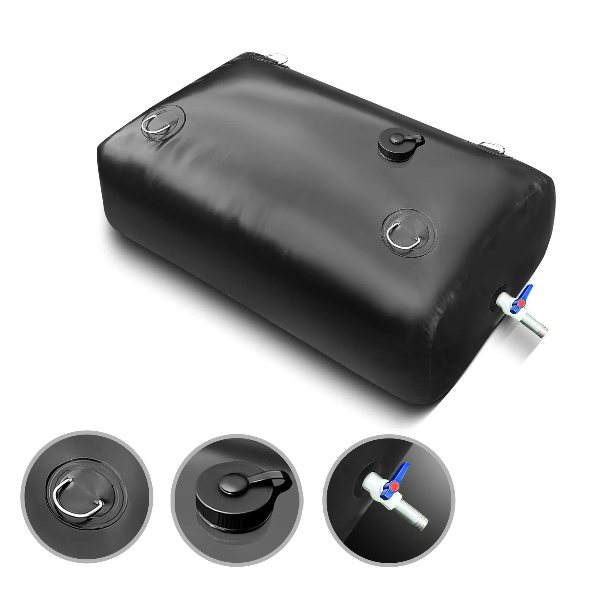 Water bag Soft water bag Large capacity water storage bag Outdoor portable Large thickened foldable car drought resistant