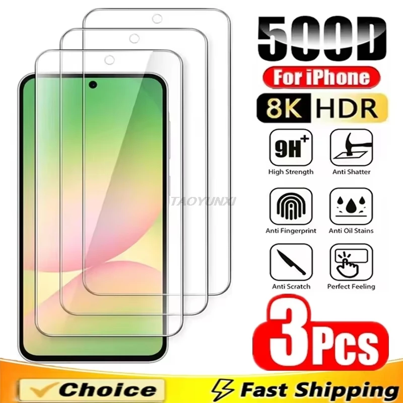 

1-3Pcs Screen Protectors For Samsung S26 Ultra Plus S25 S24 S23 S21 S20 FE A57 A37 A07 A06 A05 A56 A55 A36 A35 A26 A25 A16 A17