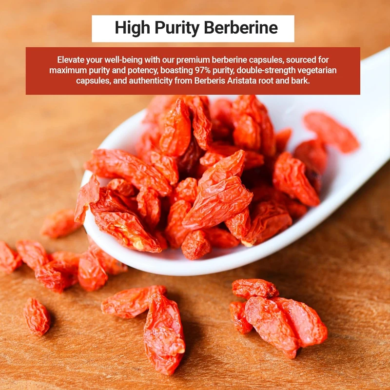 Berberine-pure aspartic acid used for metabolic support against free radicals, enhancing immunity, and balancing the microbiome