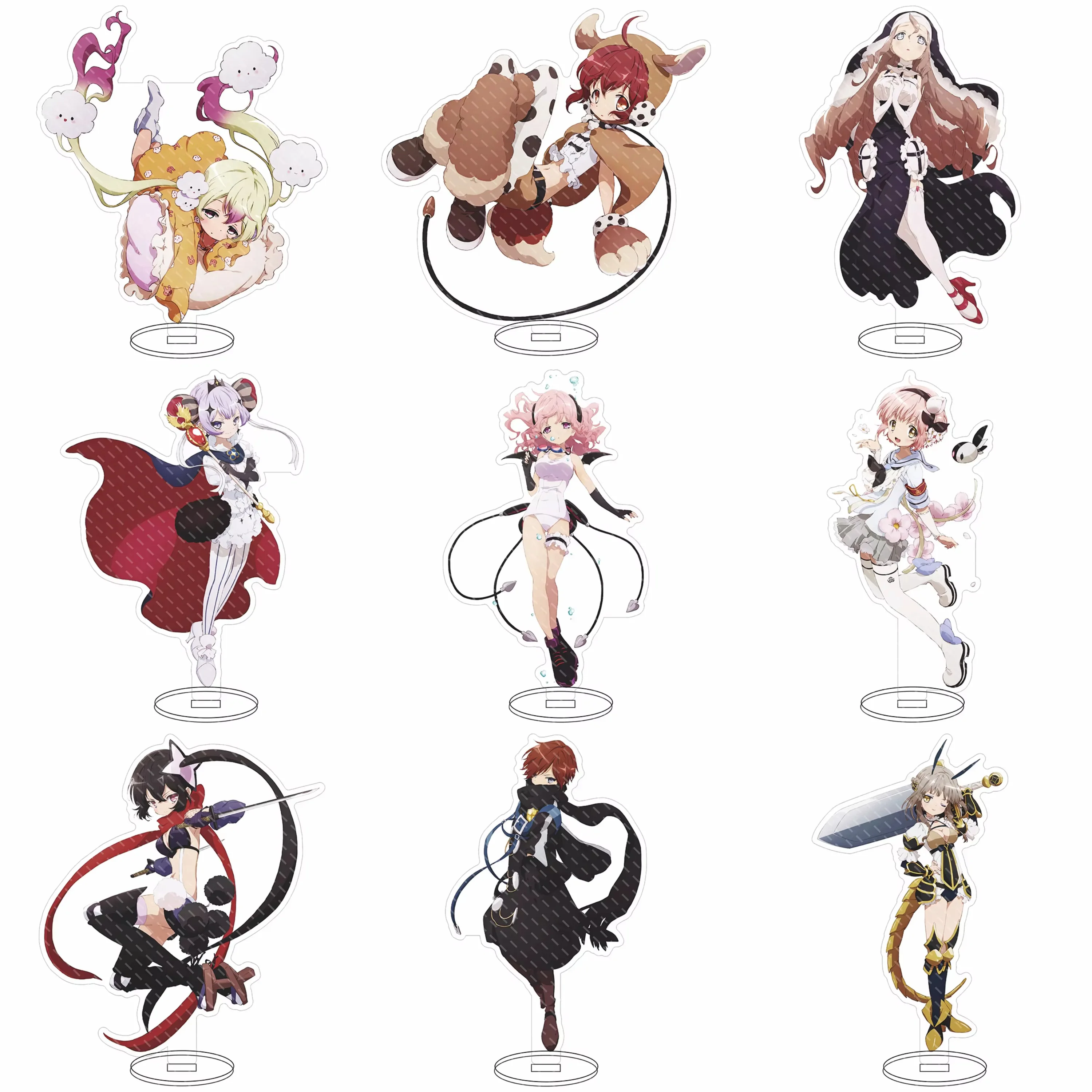 Manga Stand Magical Girl Raising Project Acrylic Figure Standee Desktop Table Decor Cosplay Character Model Plate Fans Gift