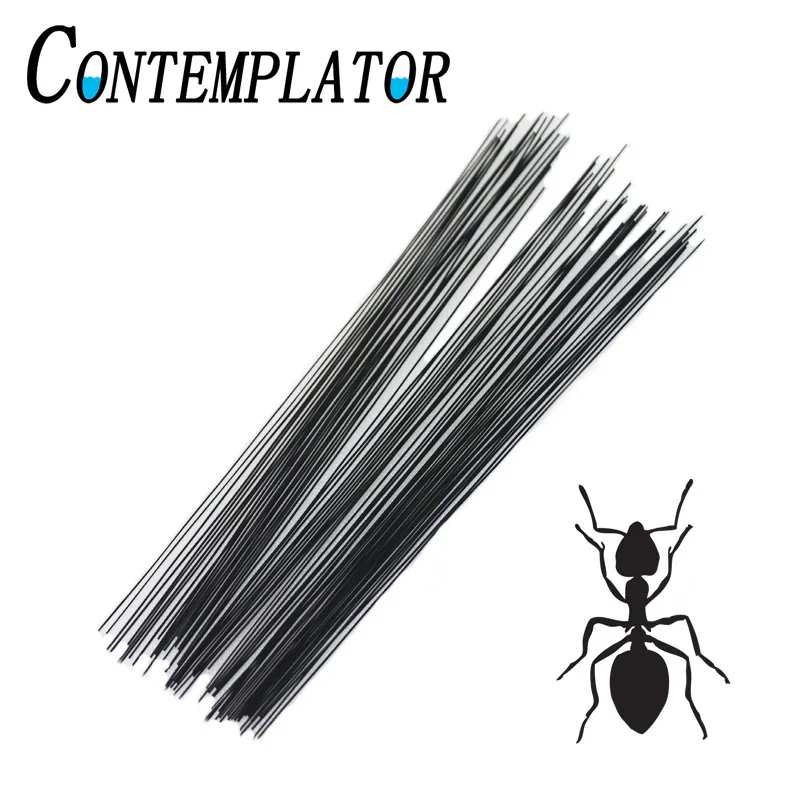 Kontemplator 200 sztuk/paczka wiązanie muchowe owady muchowe nogi pszczoła i mrówka nogi materiały 15cm * 0.6mm plastikowe pływające lądowe nimfy Fly nogi