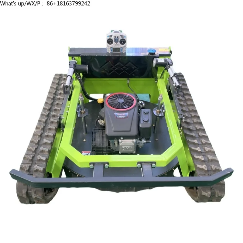 

Hot Sale Low Price Intelligent Remote Control Mini Robotic Lawn Mower Small Crawler Petrol Agricultural Weeder Grass Trimmer