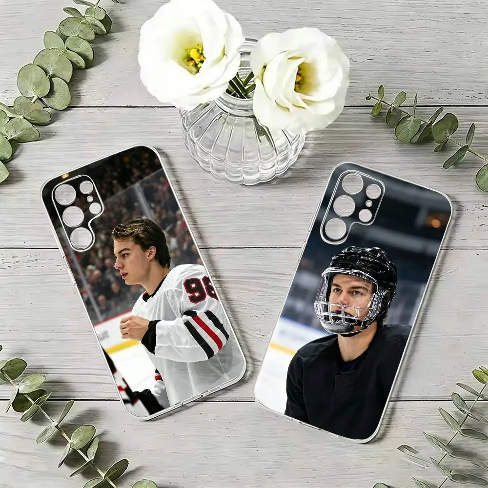 ice hockey prodigy C-Connor B-Bedard 11     Phone Case For Samsung S21 S20 Ultra Plus FE S10 Transparent Silicone Phone Cover