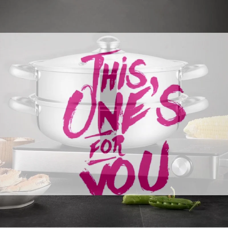 【BA】Stainless Steel Single/Double-Layer Steamer Basket Strainer Pot Steaming Grid Thickened Generic Food Steam Rack Home Cooking