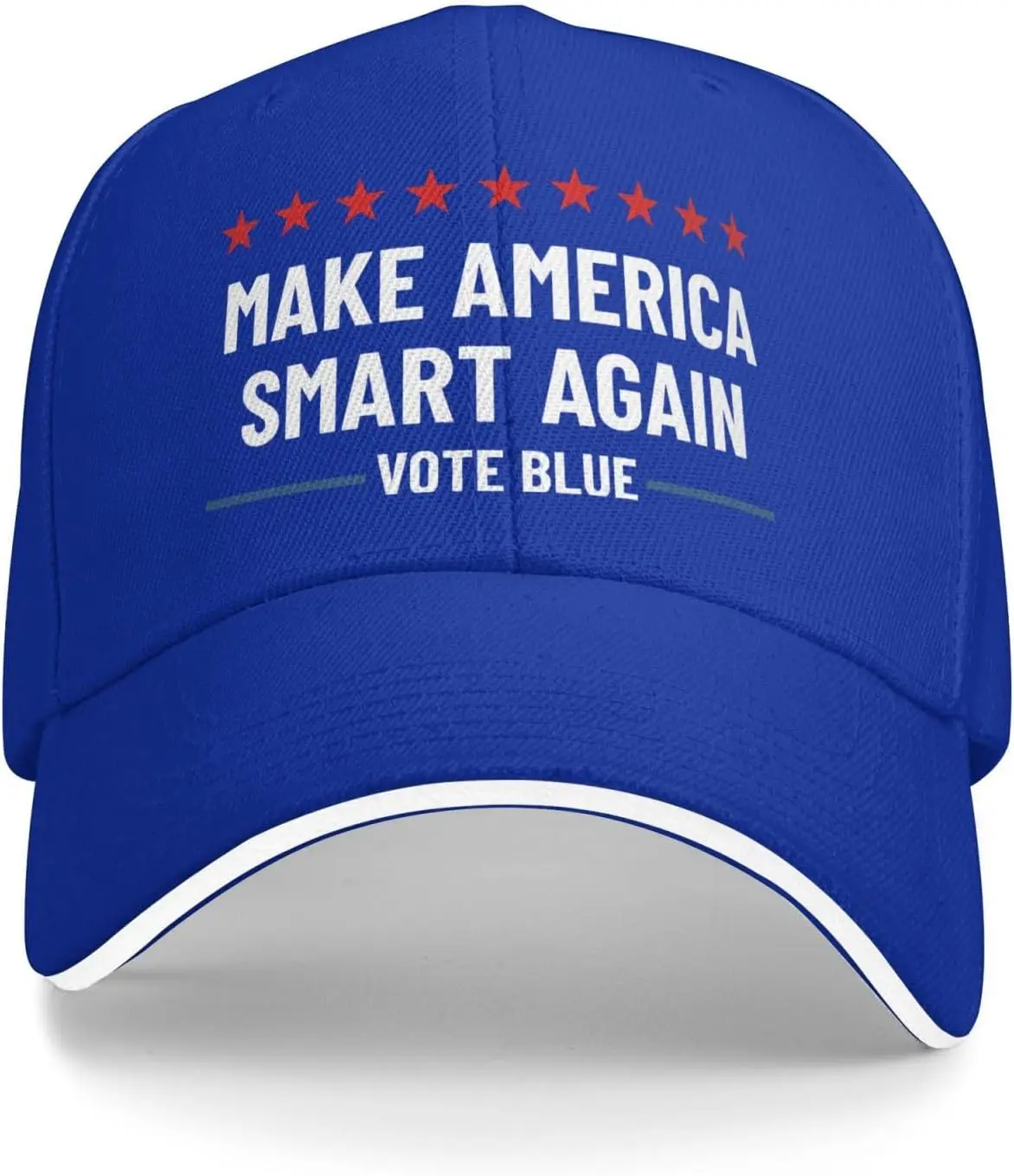 Customization Vote Blue Make America Smart Again Hat Mesh Baseball Cap Trucker Hats