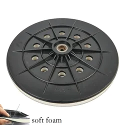 9 Inch/215mm Backup Soft/hard/6mm Thread Drywall Sander Hook And Loop 10 Pad Hole Wall Grinding Polishing Plate Sanding Disk