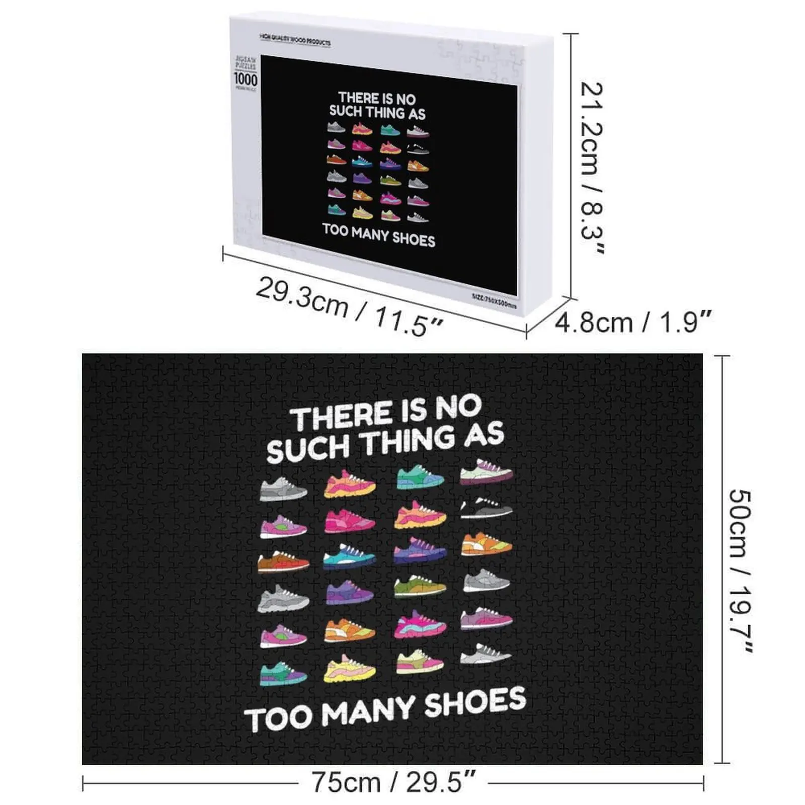 إلى العديد من الأحذية الرياضية Turnschuhe Jigsaw Puzzle ألعاب الأطفال الصغار ألغاز خشبية للكبار