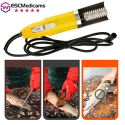 Fish Stripper Remover Fish Scale Clean Easy 120W Waterproof Electric Fish Scale Scraper Fishing Scalers Clean Scraper Tool