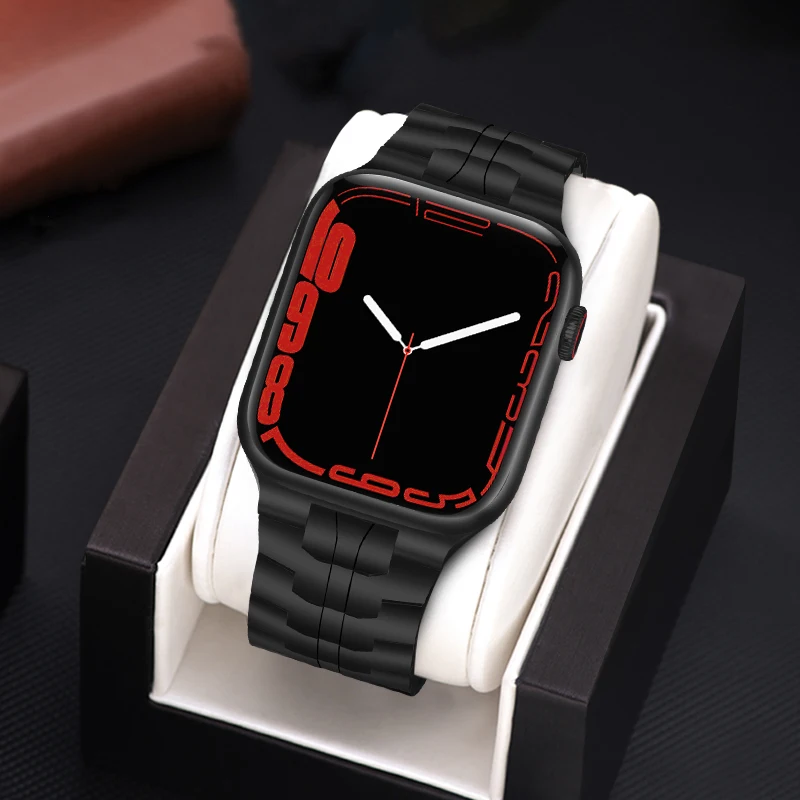 금속 스트랩 밴드 49mm 44mm 42mm 40mm 38mm 스테인레스 스틸 팔찌 iWatch 울트라 7 6 5 시리즈 액세서리