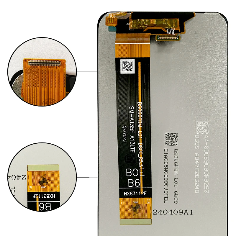 For Samsung Galaxy M13 /M135 SM-M135F Touch Screen Digitizer For Samsung SM-M135F/DSN Framed LCD 6.6 inches