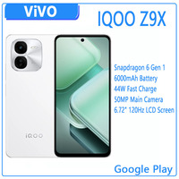 Original New VIVO IQOO Z9x Snapdragon 6 Gen 6000mAh 44W VOOC 6.72 Inch LCD 120Hz 50MP Rear Camera OTA Update