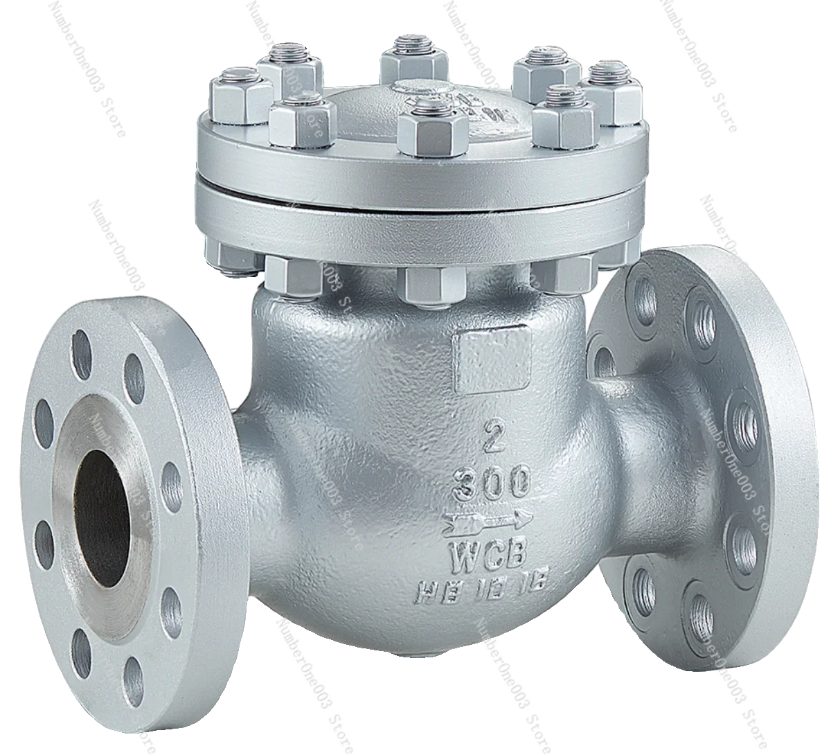 

304 Stainless Steel Check Valve H44W-150LB Heat Transfer Oil Pipeline Swing Check Valve CF8 Ultra-low Temperature