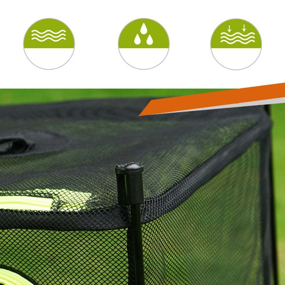 

1pc Drying Net Foldable Hanging Mesh Storage Basket Lightweight Quick-Dry Organizer For Kitchen Fruits Vegetables Ceiling Hook