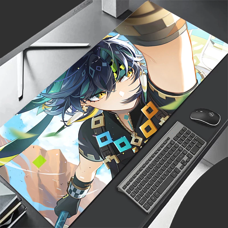 Mousepad Computer Gaming Accessories Keyboard Pad Office PC Rubber G-genshin Impact Kinich Mouse Pad Decoracion Desk Mouse Mat