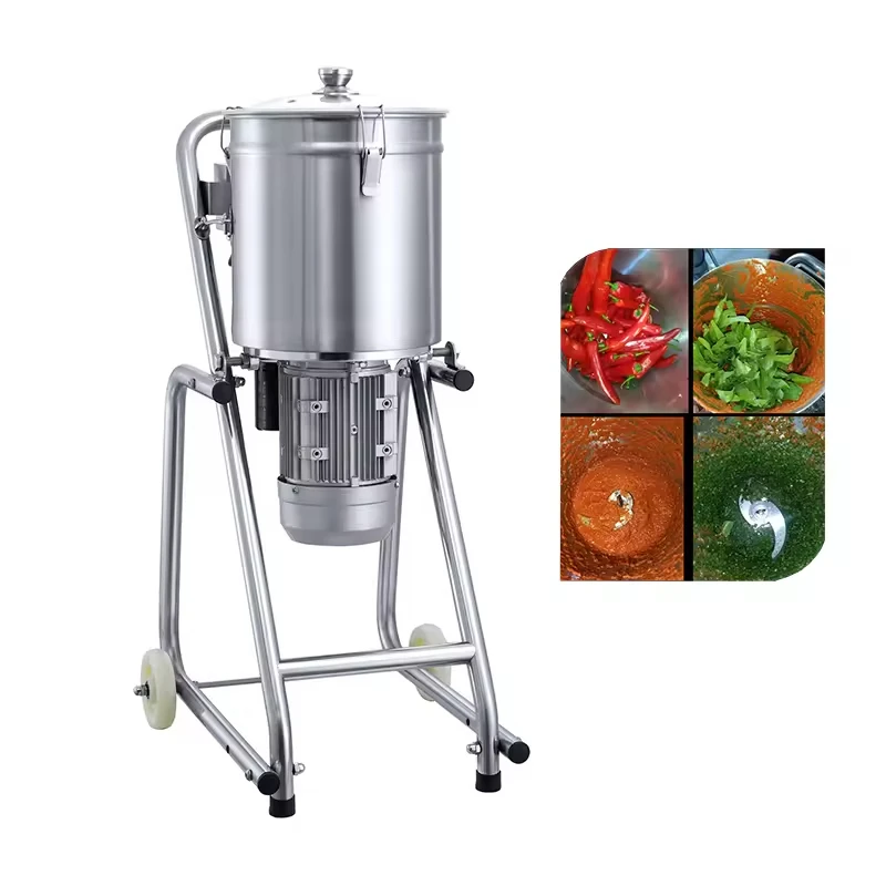 Commercial 20L 32L Onion Paste Blender Pork Fish Crushing Machine Carrot Cabbage Chopper Fruit Tomato Pulper Machine