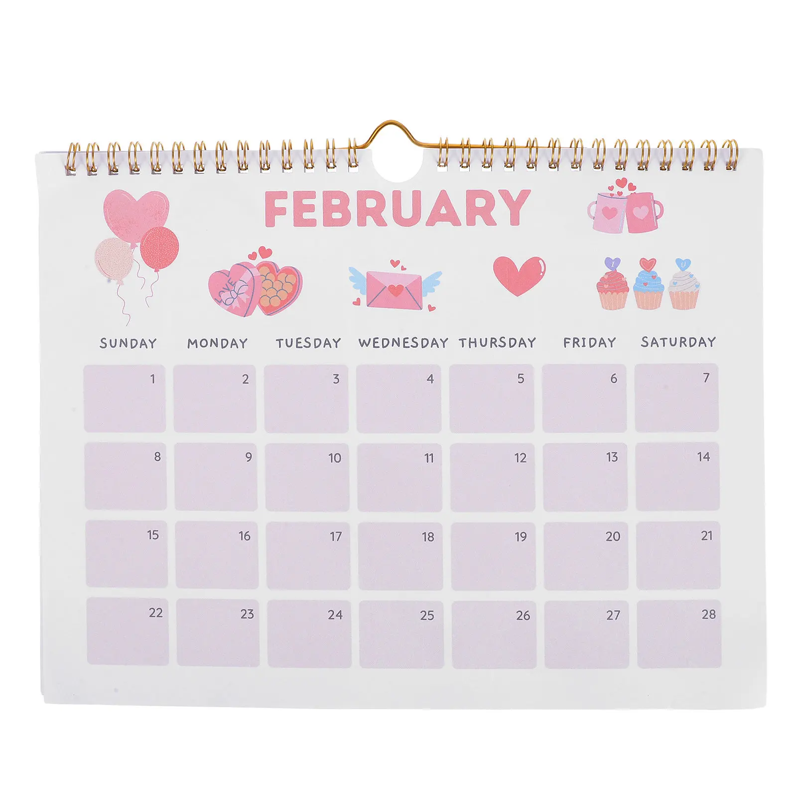 

2026 Family Wall Calendar Minimalist Modern Design Sturdy Paper Coil Bound English Monthly Layout Hanging Planner for School