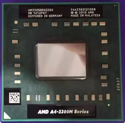 Used A8-Series AMD FOR Notebooks A8-3550MX AM3550HLX43GX A8 3550MX Socket FS1 722-pin Laptop Mobile CPU Processor 3500m