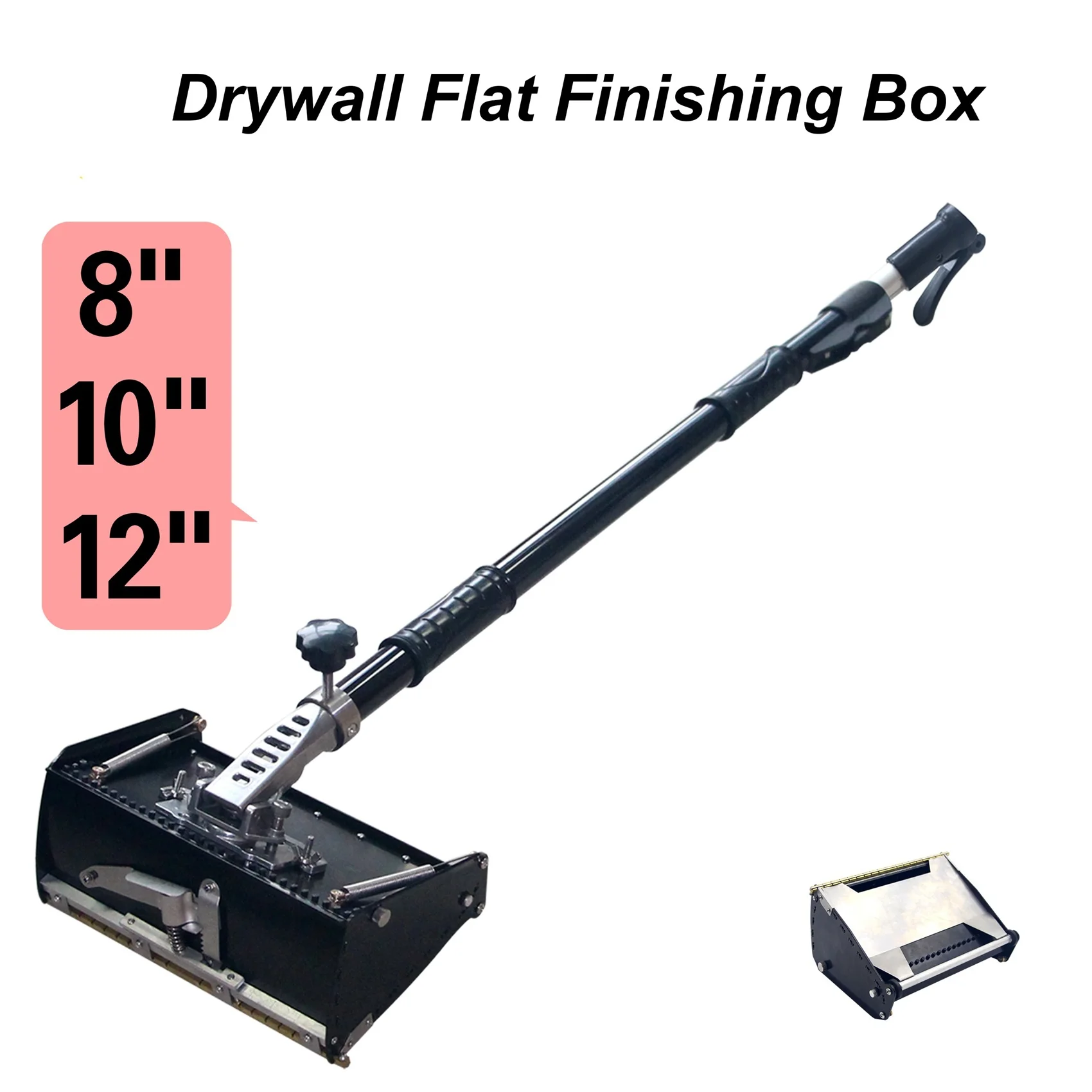 Imagem -06 - Drywall Flat Box Rendering Machine Gesso Flat Box Ferramenta Prática Drywall Smoothing Tool Polegada