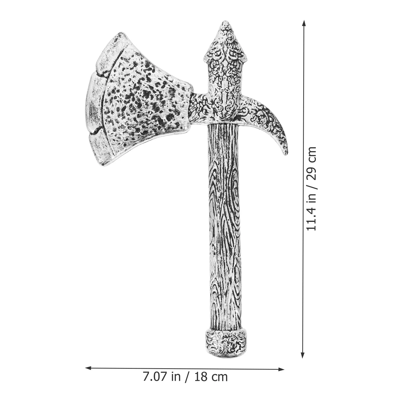 محاكاة وهمية الفأس هالوين الدعامة الأداء تأثيري حلي حفلة الهالوين الديكور الفأس زخرفة مرحلة الأداء الدعامة #4