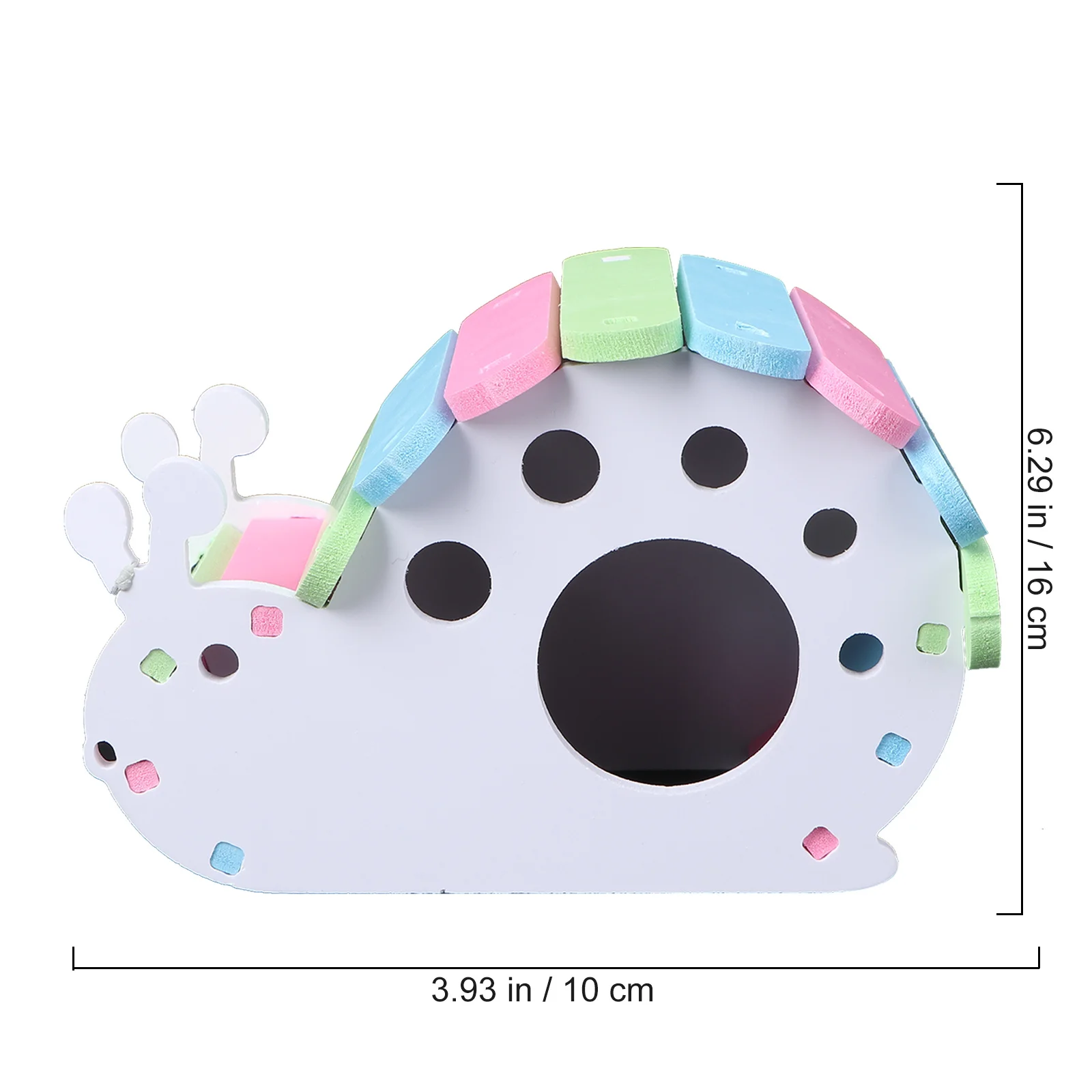 

Snail Shape Pvc Hamster Durable Pet Nest For Small Animals Fun Hideout Play Spot Bedding Compatible With
