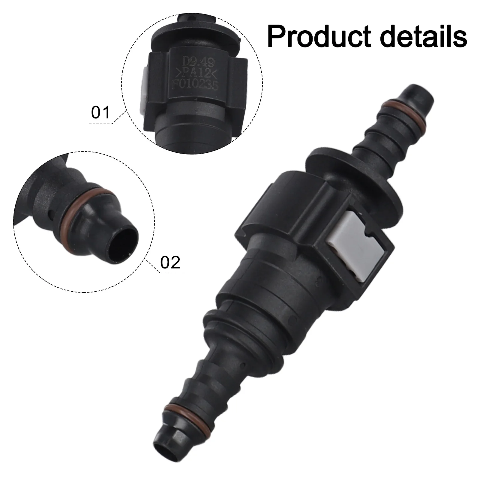 

As Shown In The Figure Fuel Line Connector Complete Installation Kit High-quality Material For 6.35mm Nylon Tubes
