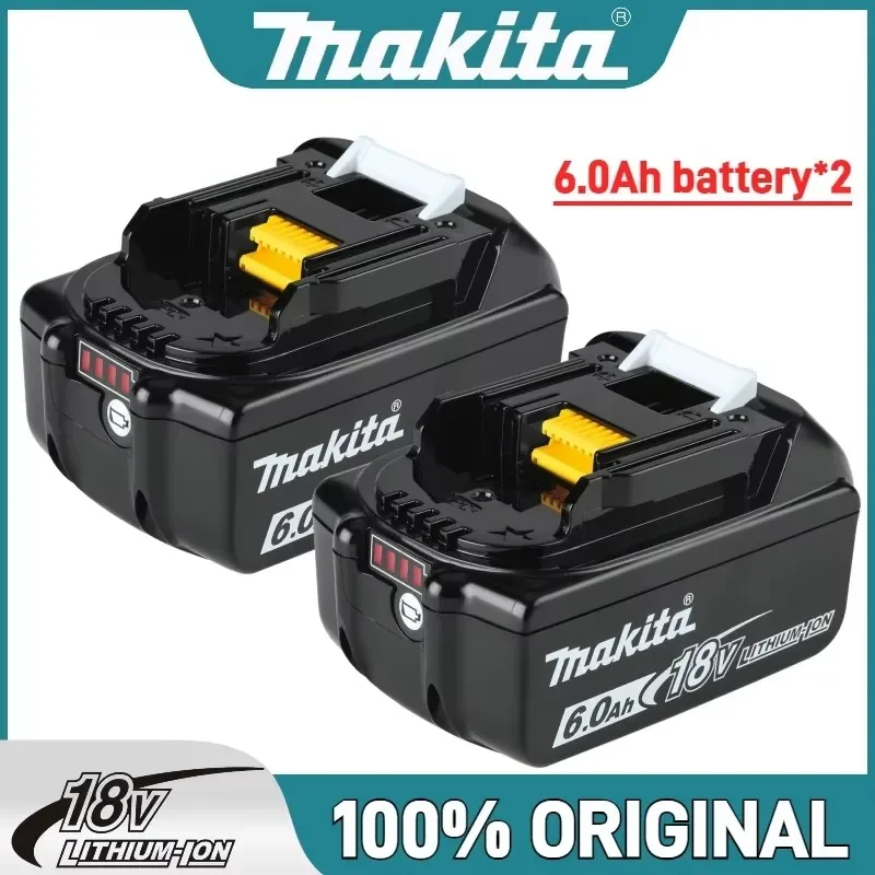 

100% Original Makita 18V battery, 6000mAh Lithium-ion for Makita 18V DTD173 DDF487 DTW700 DRT52 DGA404 DHP489 power tools