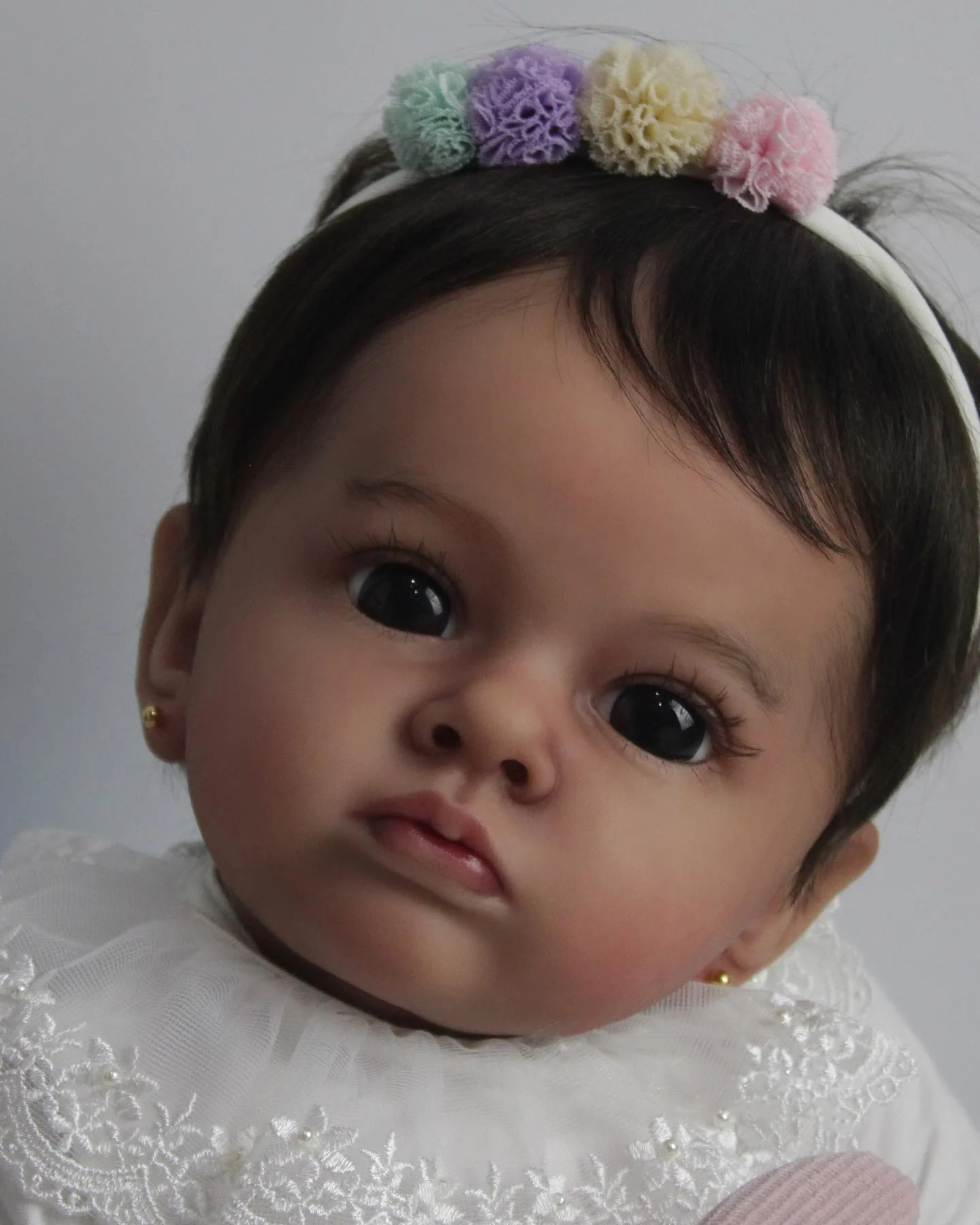 

NPK 60CM Finished Doll in Picture Reborn Doll Tutti Toddler Girl Hand Paint Doll with Genesis Paint High Quality 3D skin Doll