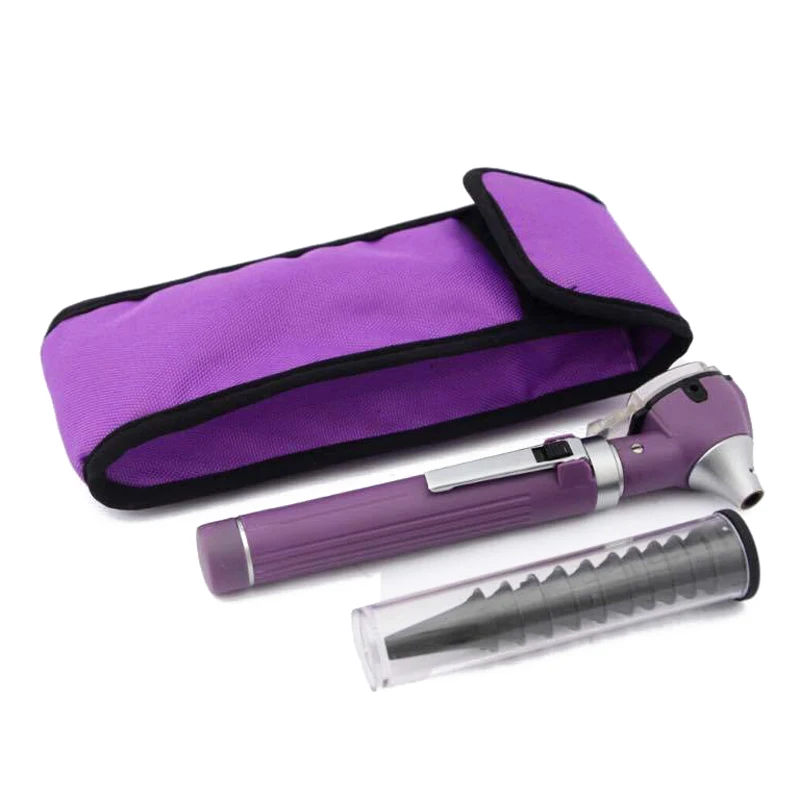 Profissional portátil Medical Ear Care endoscópio, LED Fibra Óptica, otoscópio, endoscópio para otorrinolaringologia, verificação nasal,
