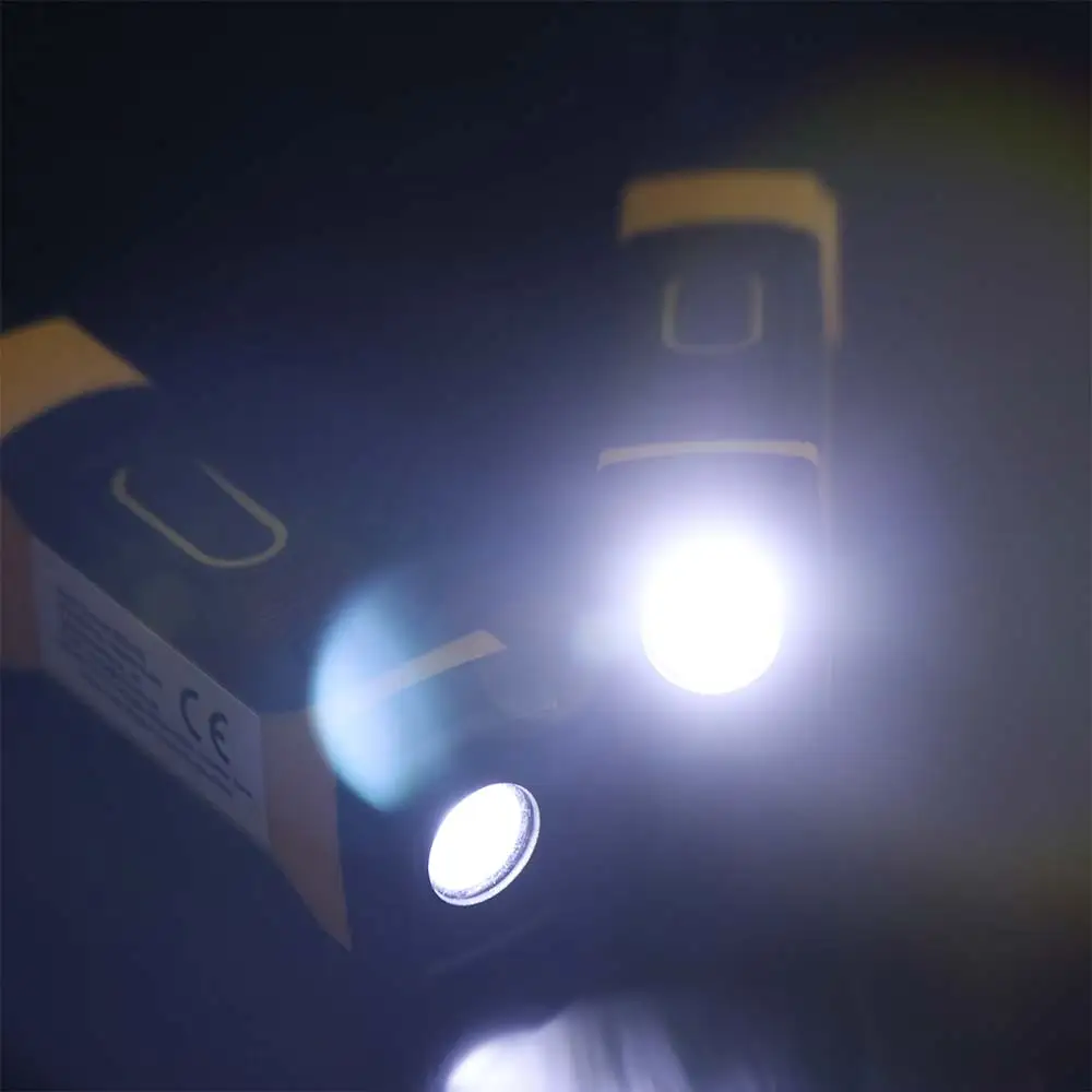 Rechargeable LED Neck Light Bendable Arms Two Brightness Levels Work Light 2 Modes Super Bright Neck Flashlight Night Running
