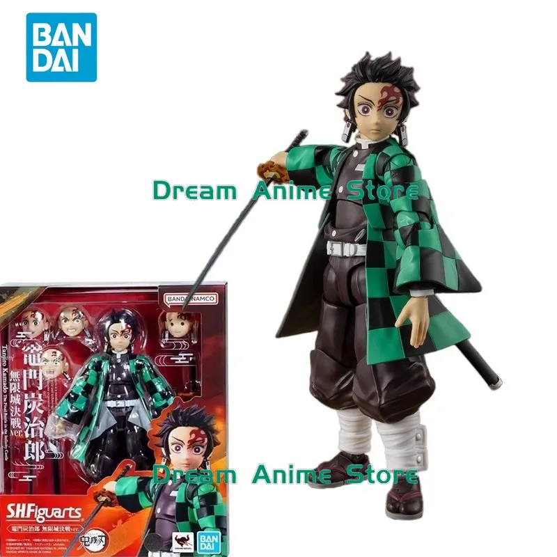 

Оригинальная фигурка Bandai Demon Slayer SHF Kimetsu No Yaiba Infinity Castle Kamado Tanjiro, игрушка для детей, подарок