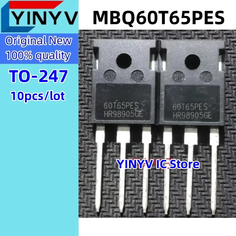 Free shipping 10PCS MBQ60T65PESTH MBQ60T65PES MBQ60T65 60T65PES 60T65 TO-247 IGBT Single Pipe 60A 650V Original New 100% quality