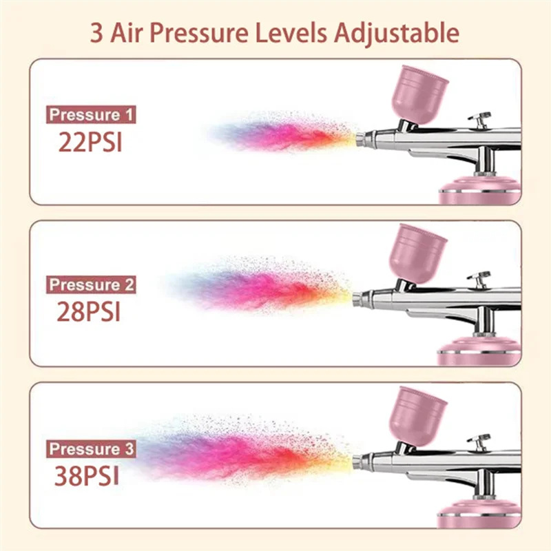 

ABFY-Digital Air Brush With Compressor Portable Air Brush Crafts Air Brush Art Painting Compressor Airbrush Pen Airbr