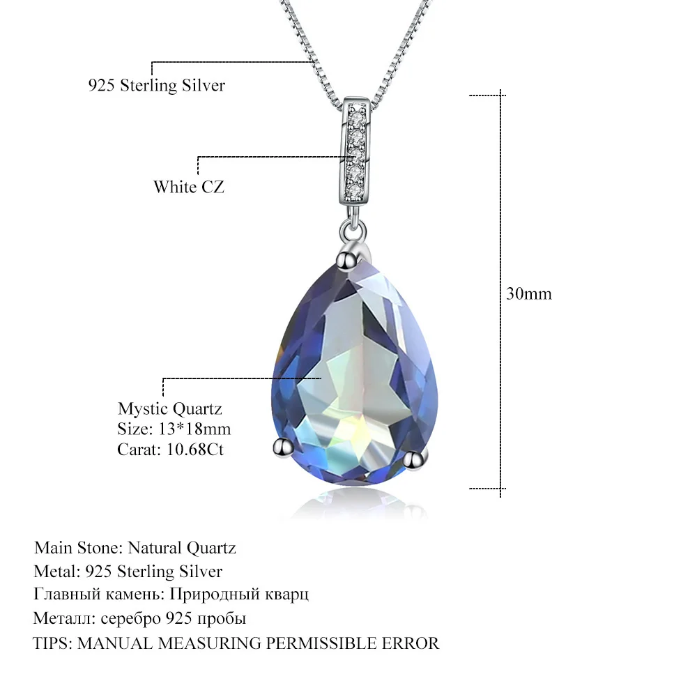 real brand genuine jewels Straight Light Luxury Crystal Simple Fashion s925 Silver Inlaid Colorful Necklace Pendant high quality