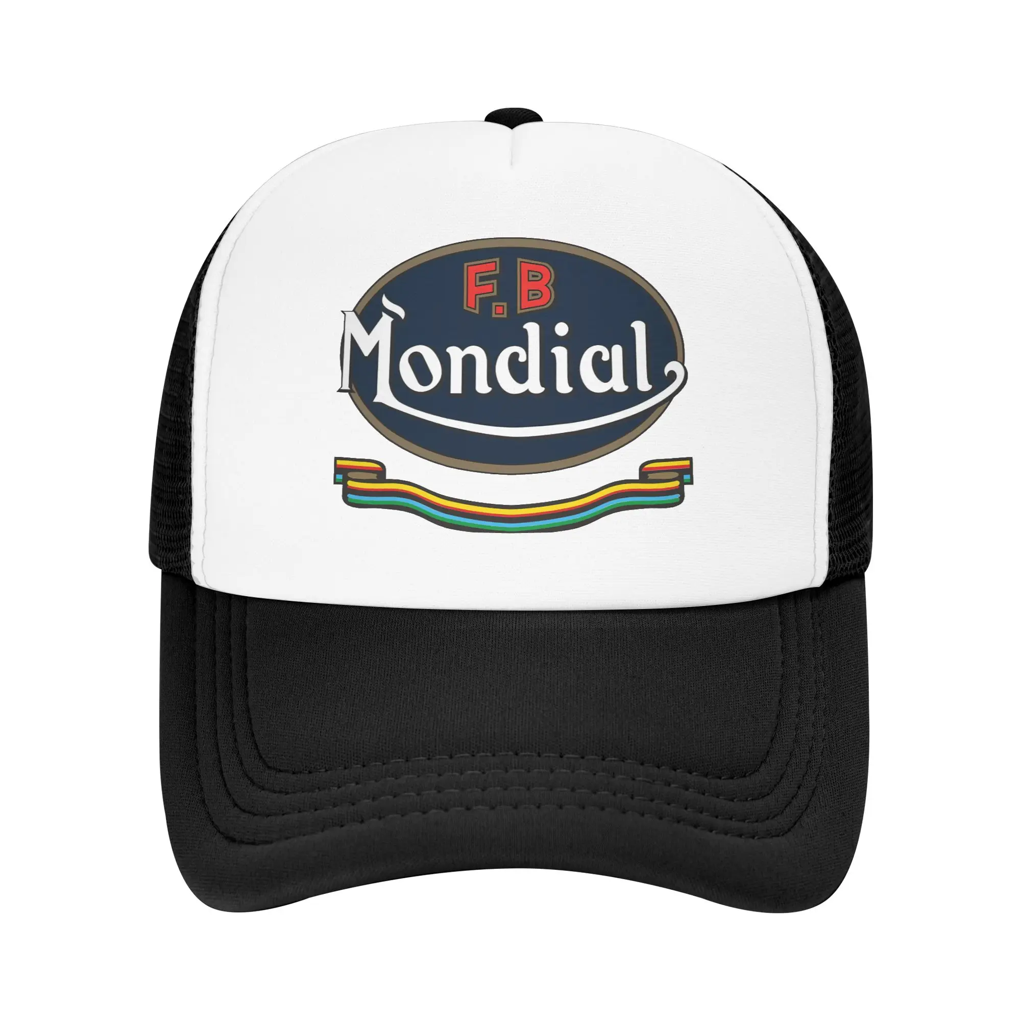 Gorra de béisbol Moto-Mondial Fb Ribbon Schwarz Unv Light Vintage, protege la frente, adecuada para rostros cuadrados