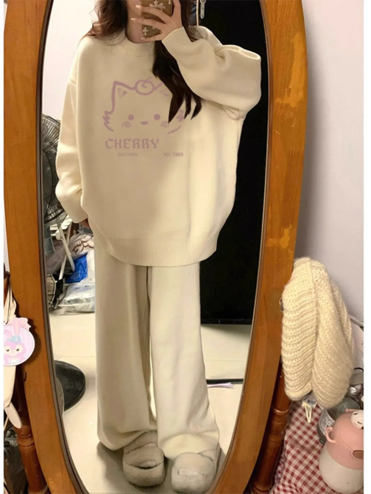 

Очень большой мягкий и удобный американский свободный свитер-толстовка для женщин, осенне-зимний, утепленный, больших размеров