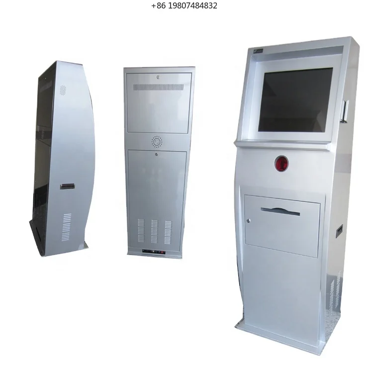 19 Inch Silver Gray Self-service Kiosk for Aliexpress, In Stock Printer Card Reader Ready Shipment