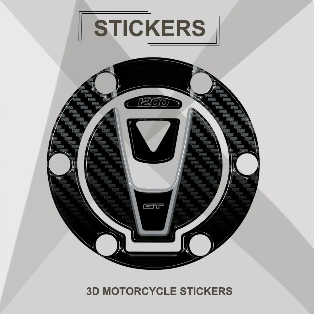 1200 GT for Tiger 1200 GT PRO 2022 2023 Motorcycle Fuel Tank Pad Decals Gas Oil Cap Cover Sticker 3D Resin Protector Accessories