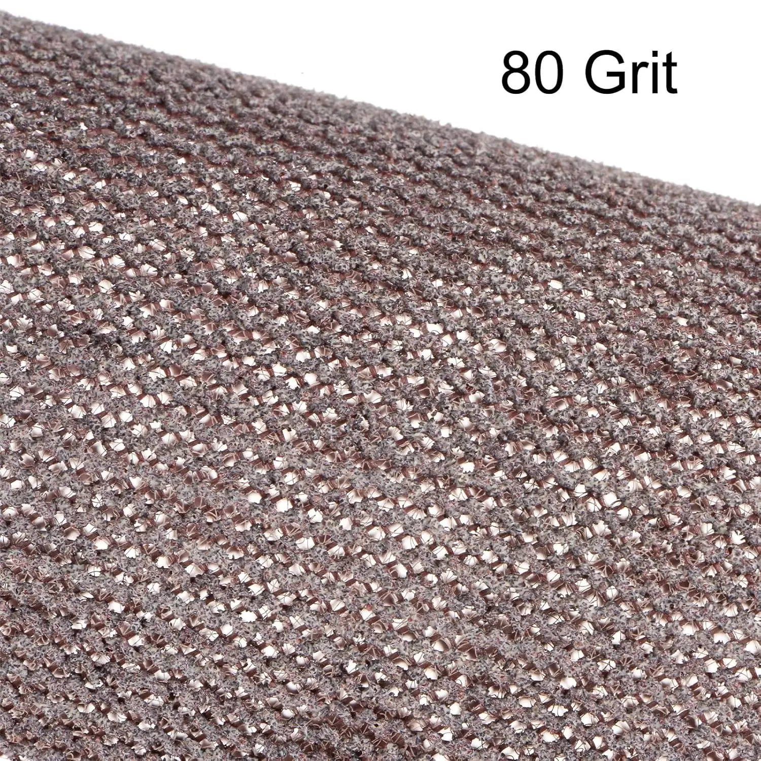 50 pezzi 80 grana fogli per schermi abrasivi a rete 2-3/4 "x 8" carta vetrata bagnata o asciutta tamponi abrasivi senza polvere per cartongesso in legno per auto metallo