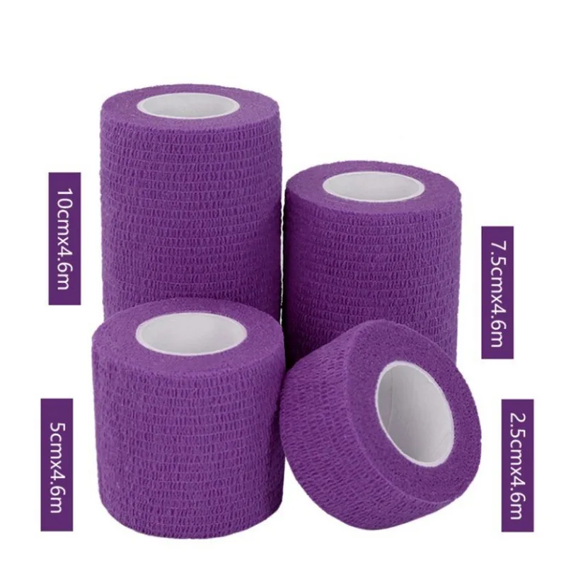 4.6M Sport Tape Waterproof Self Adhesive Elastic Bandage Muscle Tape Finger Joints Wrap Bandage Nonwoven Cohesive Bandage