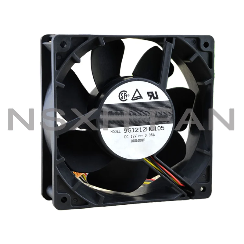 120 12CM 9G1212HG105 12V 0.98A 4WIRES FAN