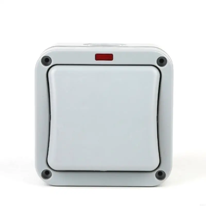 Q81C MP12 Погодного защиты от наружного выключателя наружного сада Внешний выключатель на стену 1 банда Q81C MP12 Погодного защиты от наружного выключателя наружного сада Внешний выключатель на стену 1 банда