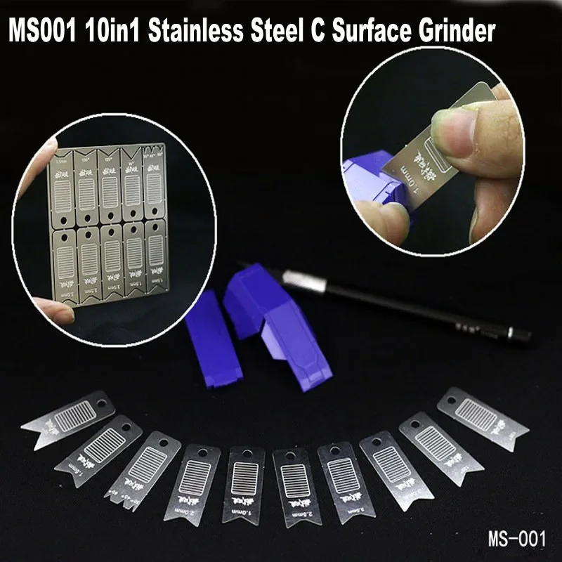 MS001 10in1 Stainless Steel C Surface Grinder Detail Transformation for Assembly Model Building Tools Hobby DIY