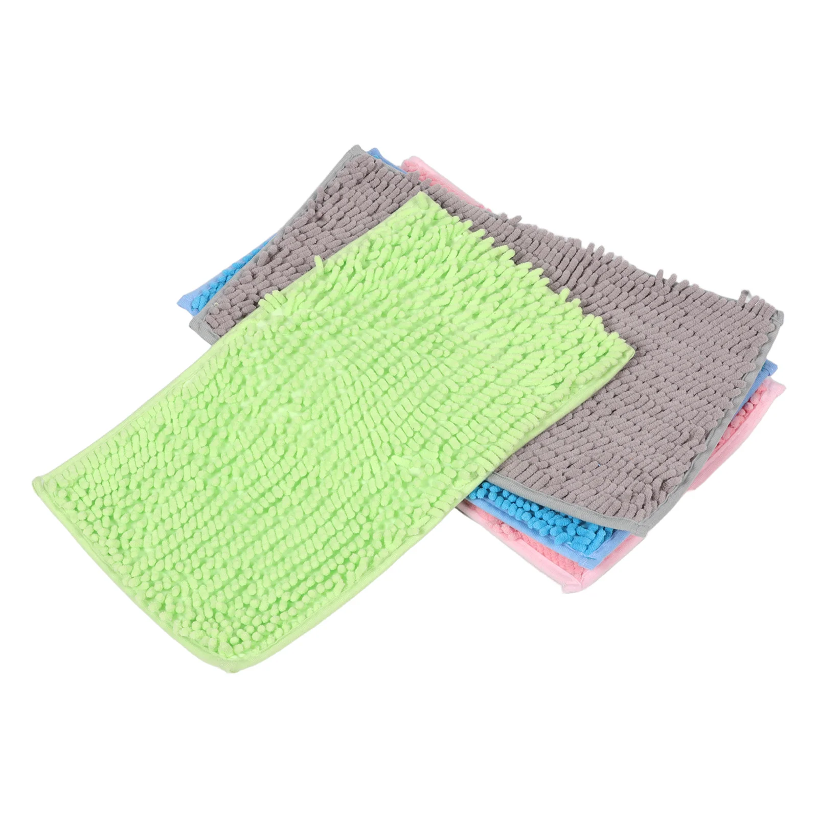 

4Pcs Pet Mat for Small Animals - 19x11 Inch Washable Chenille Cage Liner Non-Slip Warm Bedding Reusable Sleep Pad for Guinea Pig