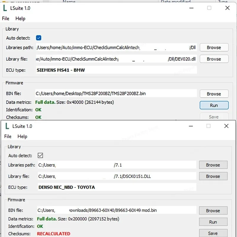 2in1 LSuite 1.0 Checksum Calculator Tool L-suite Correction Cheksum Vmaxr Vmax Off  Unlock Speed Limiter of Cars Vmax KM Change view 6