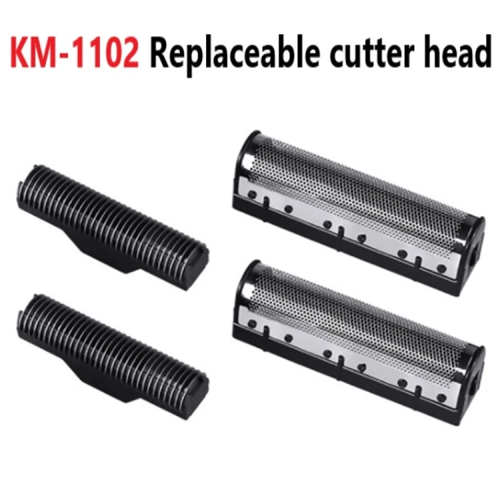 Tutti i nuovi KEMEI KM-1102 4 pezzi tagliacapelli Trimmer rasoio testine di coltello sostituibili