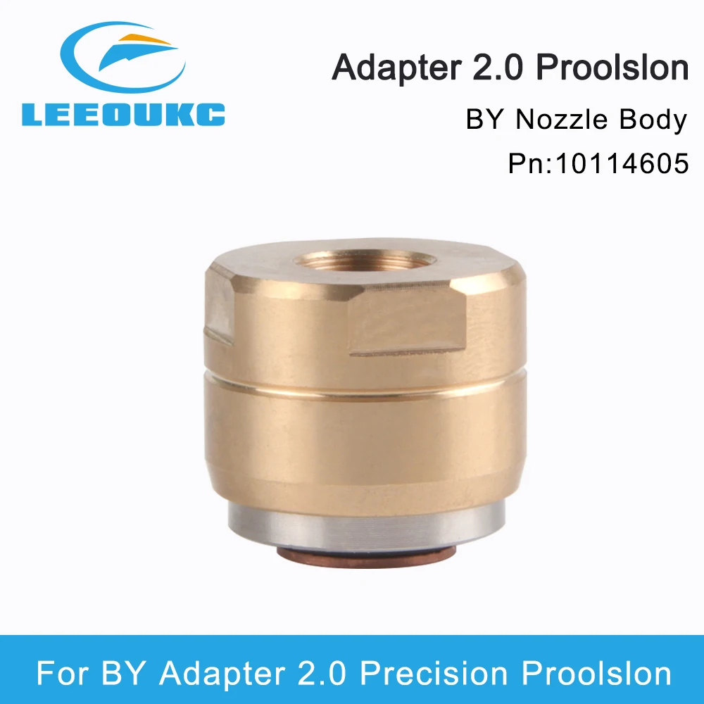 LEEOUKC Корпус форсунки 10114605   распылитель машины для лазерной резки BY Adapter 2.0 Precision Proolslon